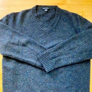 Bergdorf Goodman Cashmere & Merino Wool Donegal Sweater - Size XXL